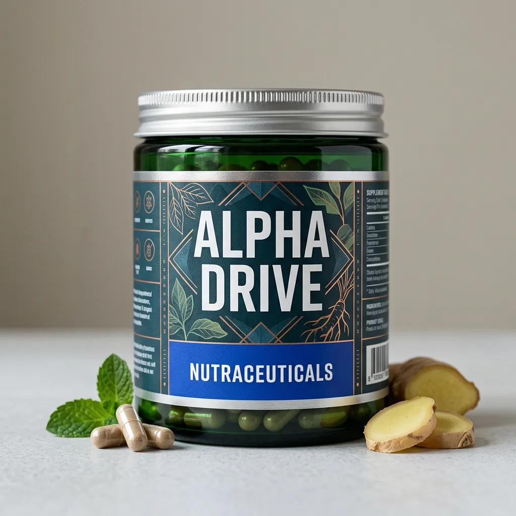 Alpha Drive ravintolisäpurkki, 60 kapselia